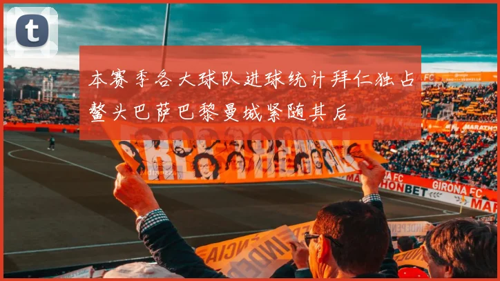 本赛季各大球队进球统计拜仁独占鳌头巴萨巴黎曼城紧随其后